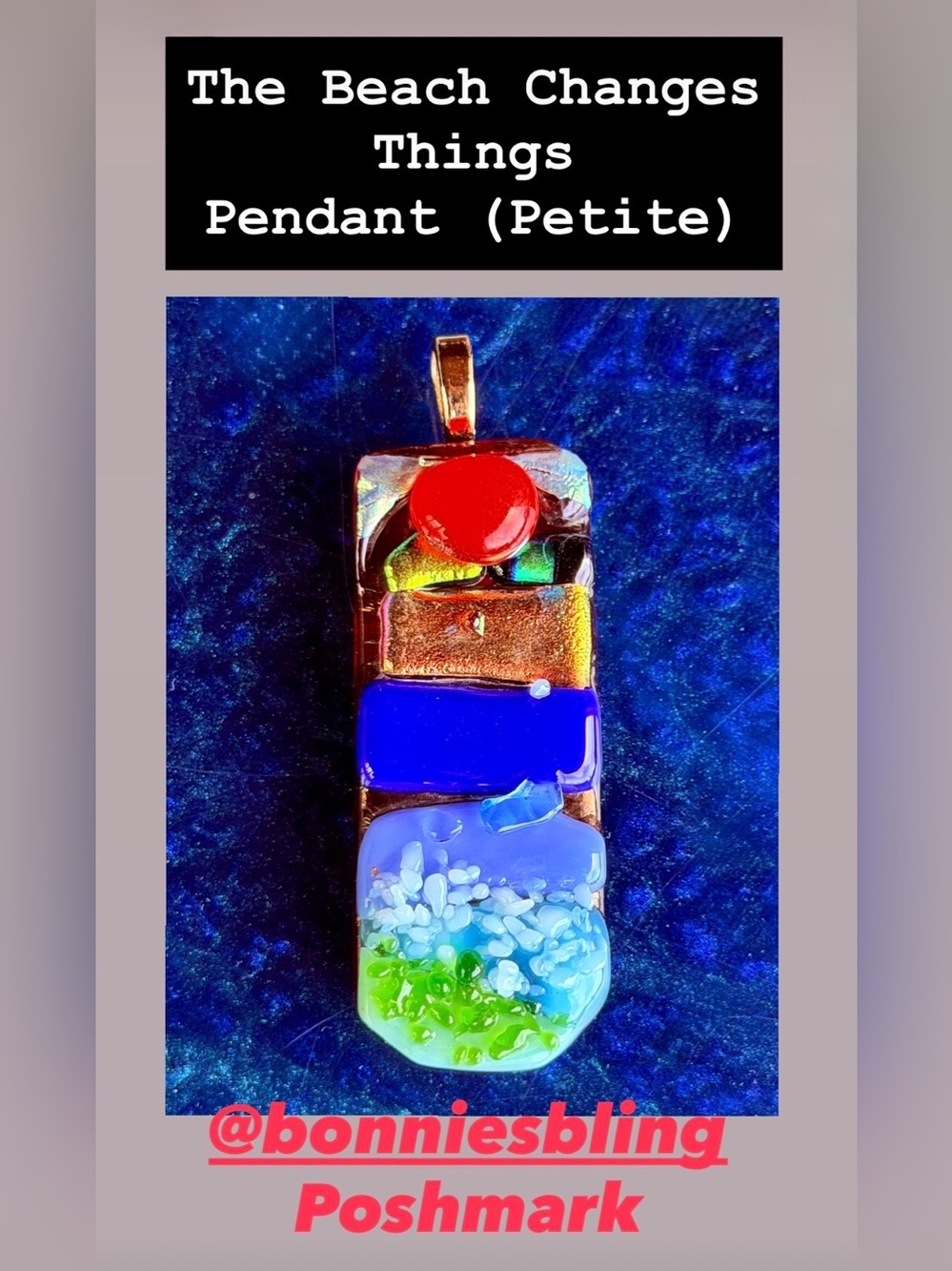 Bonnie’s Bling One of a Kind Fused Glass Jewelry and Accessories to Wear.